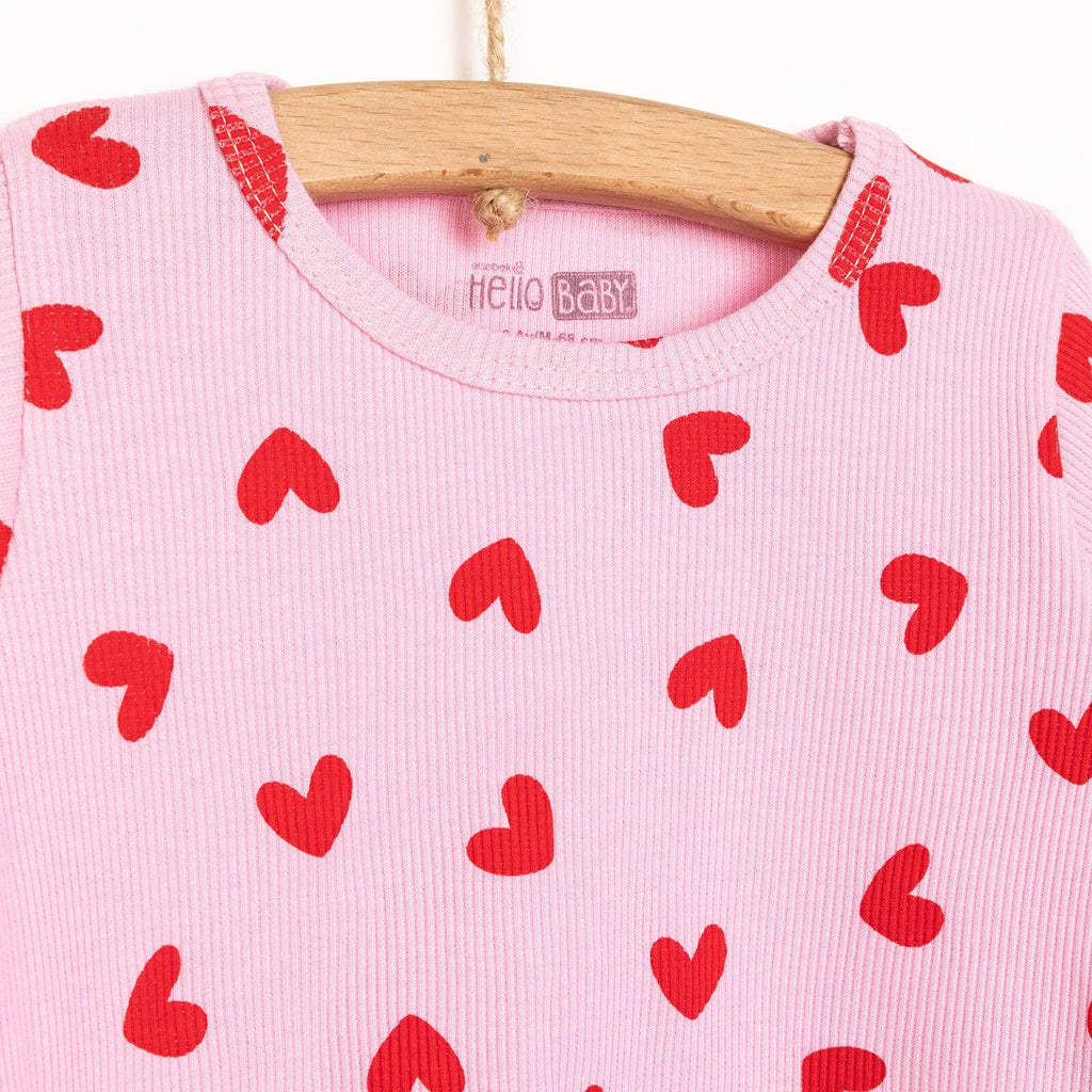 HelloBaaby Baby Girl Long sleeve Pyjamas Set - Pink