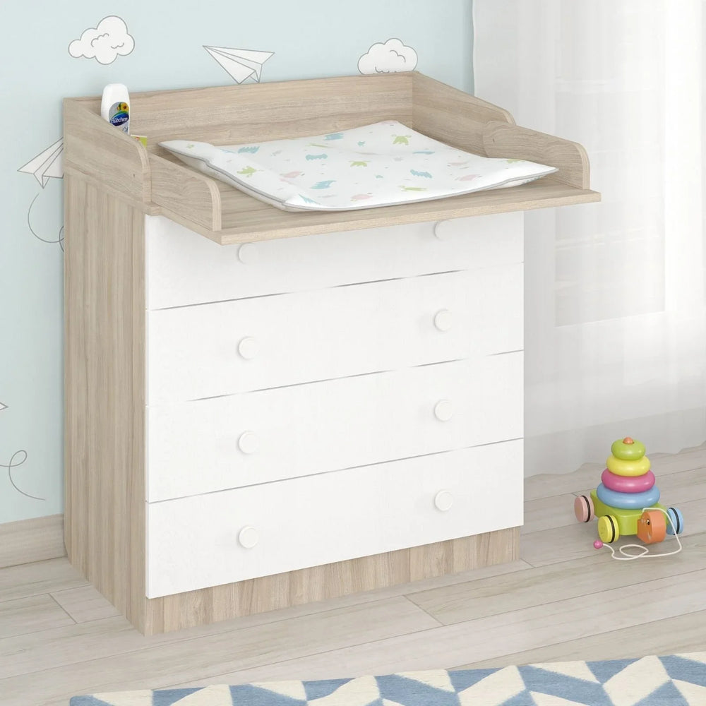 Shefa Kids 800 Changing Dressers - Elm/White