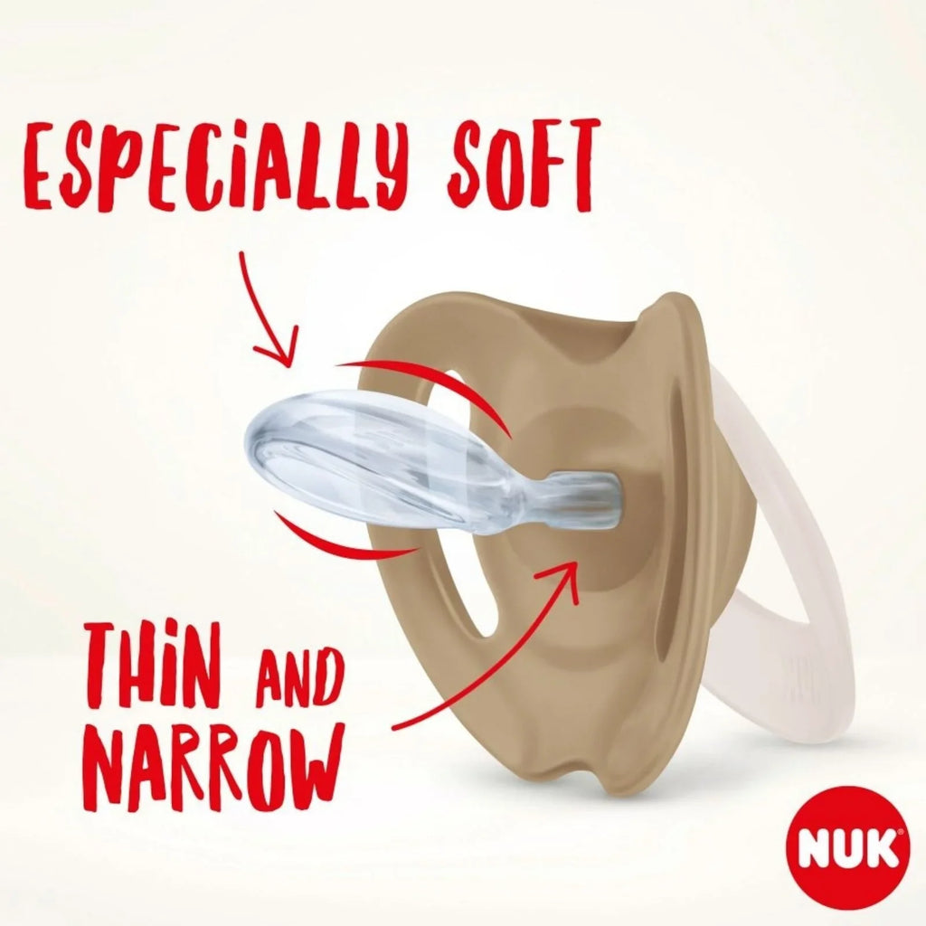 NUK Star Soother 0-6 months Pack of 2 - Pink