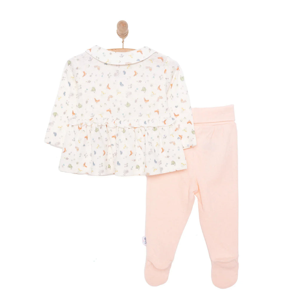 Bebetto Happy Garden Girl Tracksuit - Light Pink