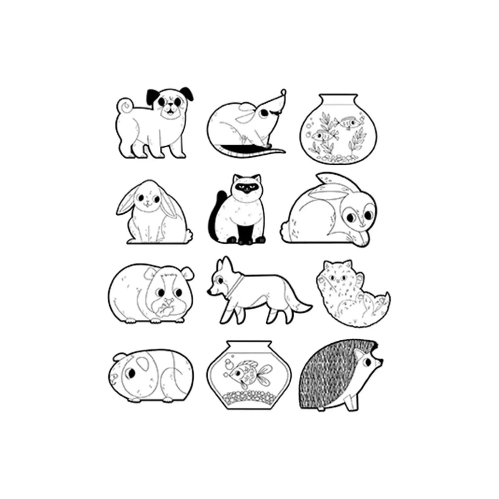 Crocodile Creek Playful Pets Colouring Stickers