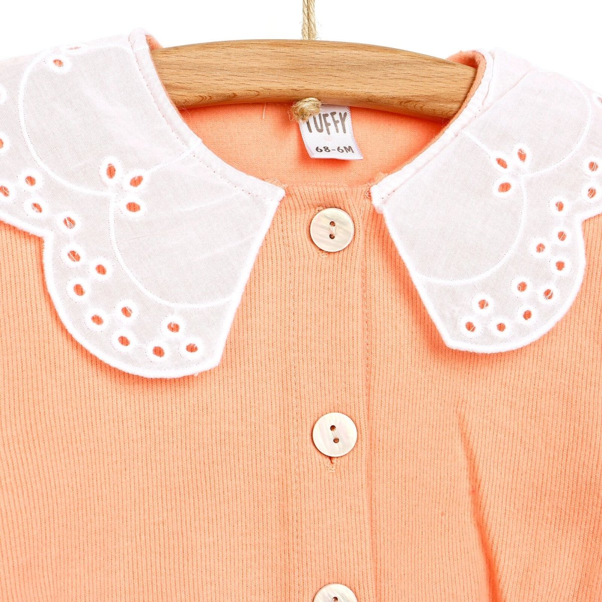 Tuffy Friendly Cardigan - Bottom - Salmon