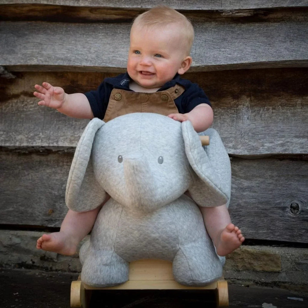 Nattou Tembo Cotton Elephant Rocker