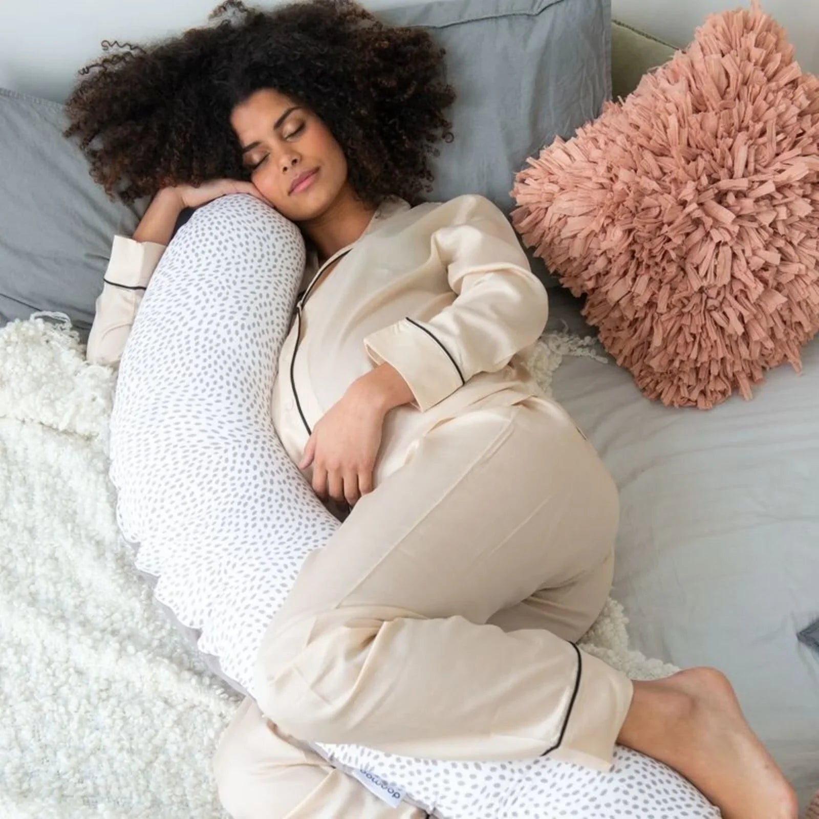 Doomoo Nursing Pillow Buddy - Risotto Taupe
