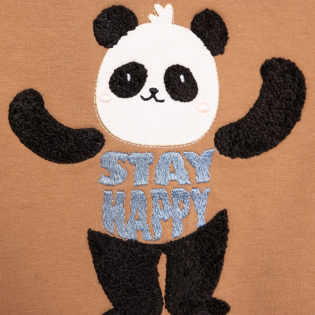 BabyZ Cool Boy Boy Sweatshirt-Pants - Brown