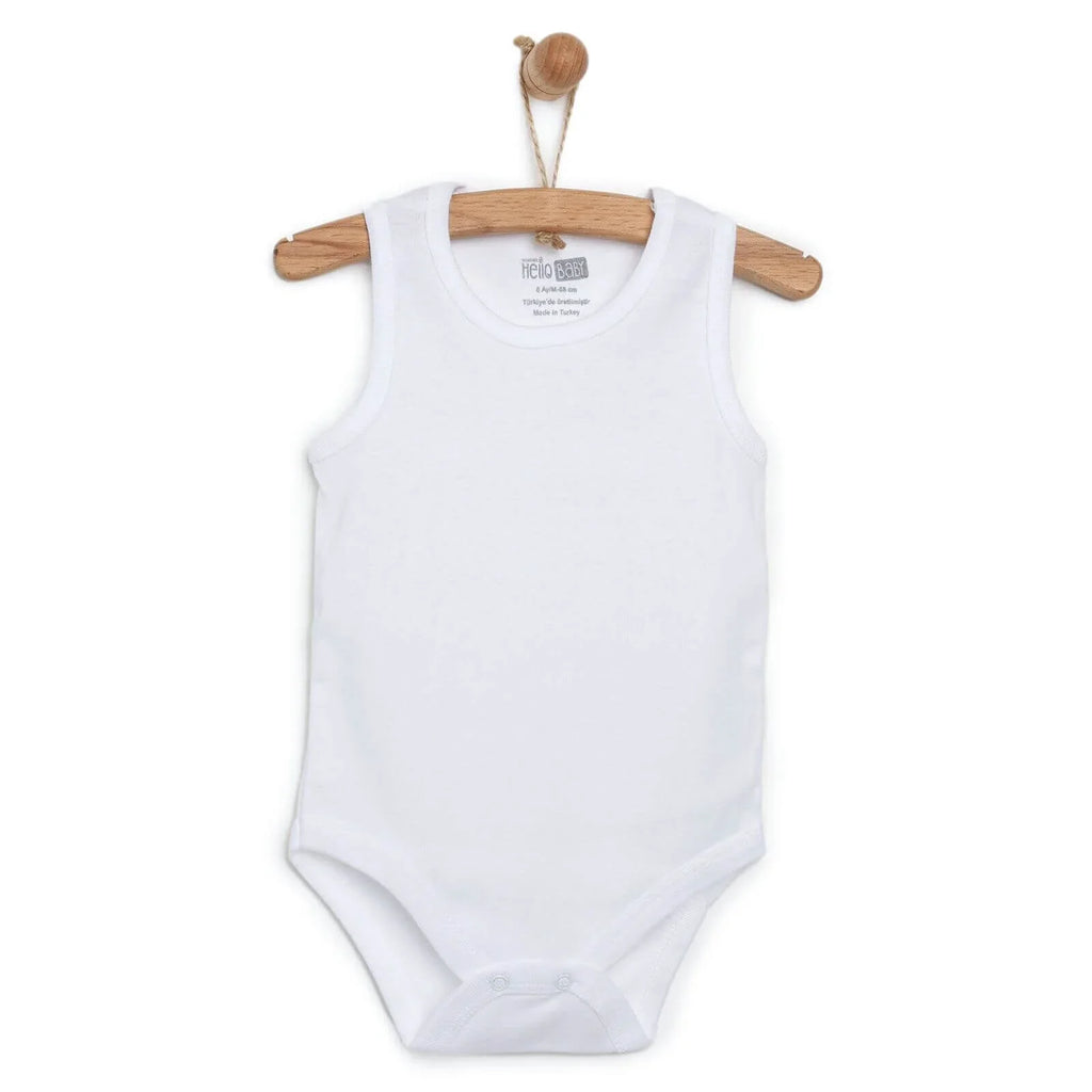 HelloBaby Unisex Sleeveless Bodysuit 5 pcs