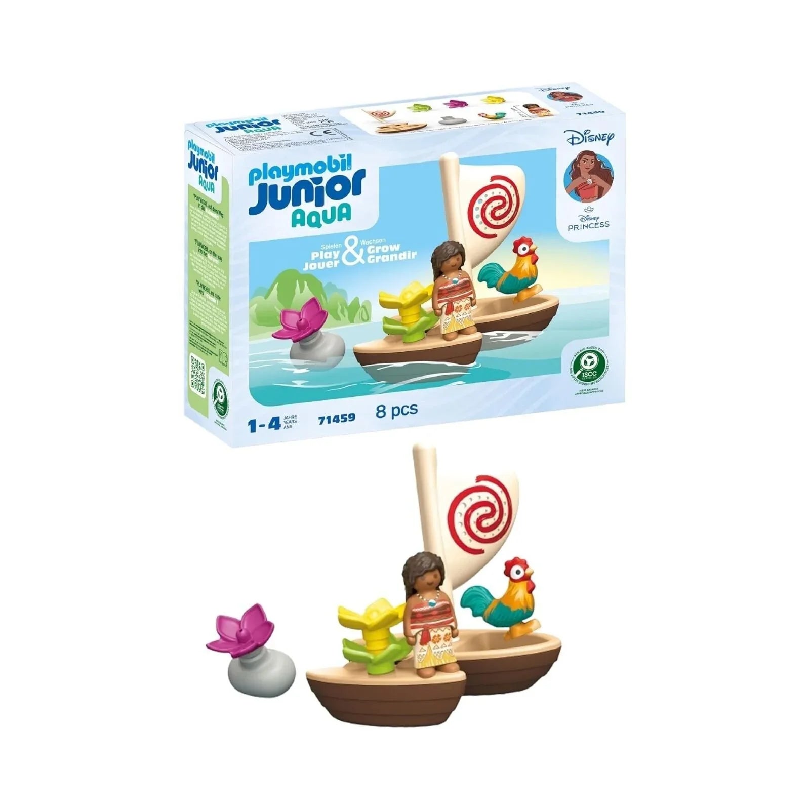 Playmobil Junior Aqua & Disney 71459 Moana's Sail Boat