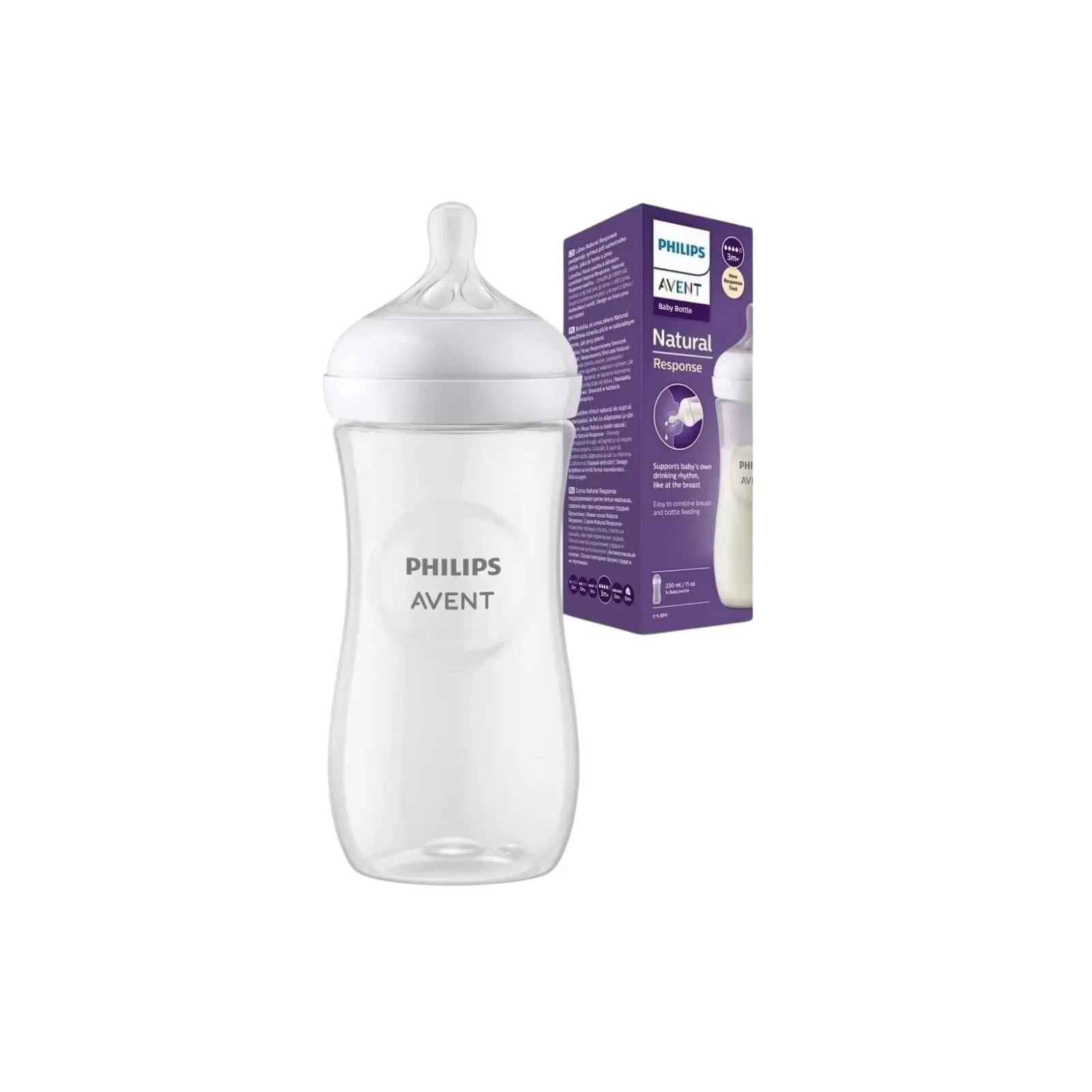 Philips Avent Natural Response PP Bottle 3+ months 330ml