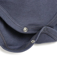 Motherlove Newborn Organic Sleeve Bodysuit - Charcoal