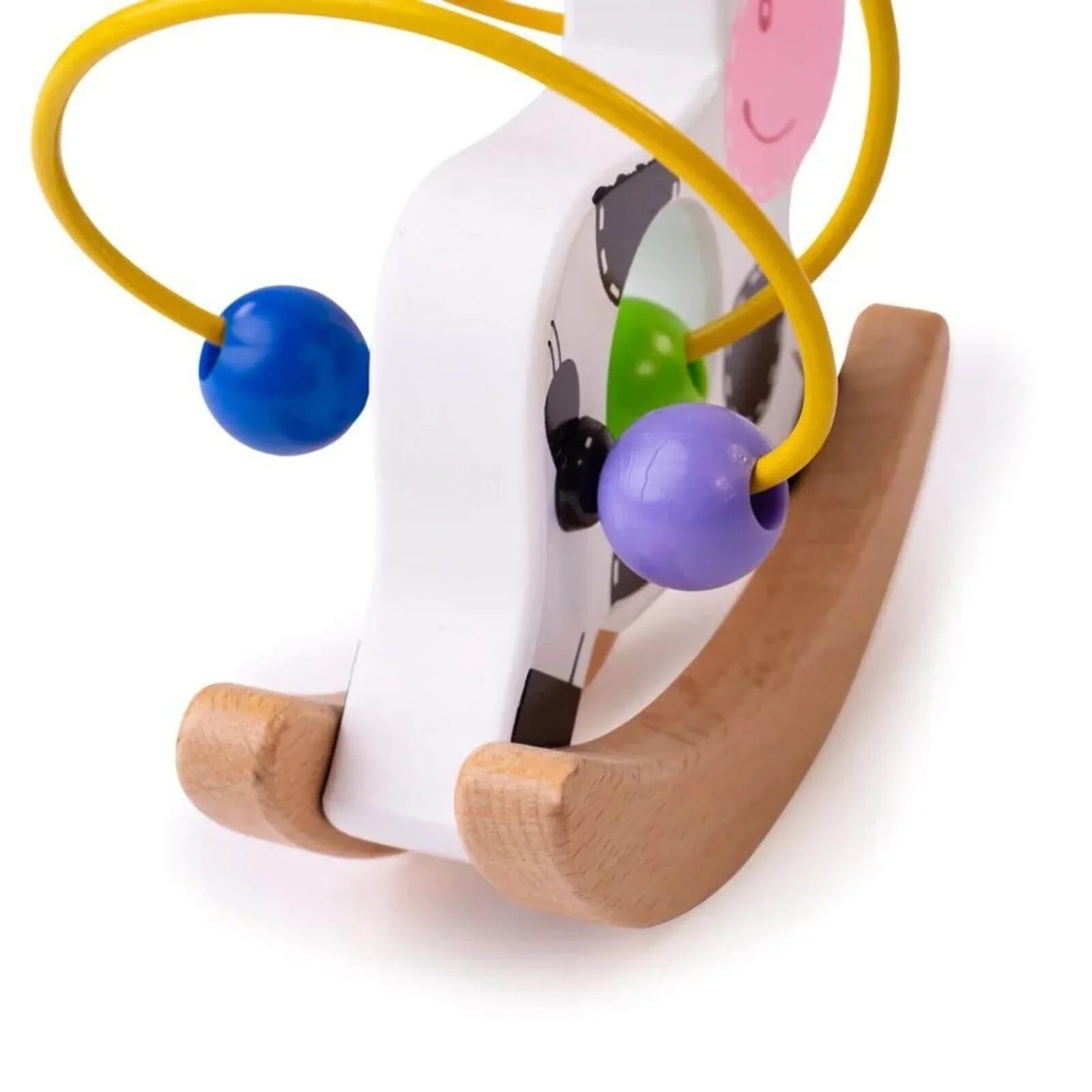 Bigjigs Toys Rocking Bead Frame Cow