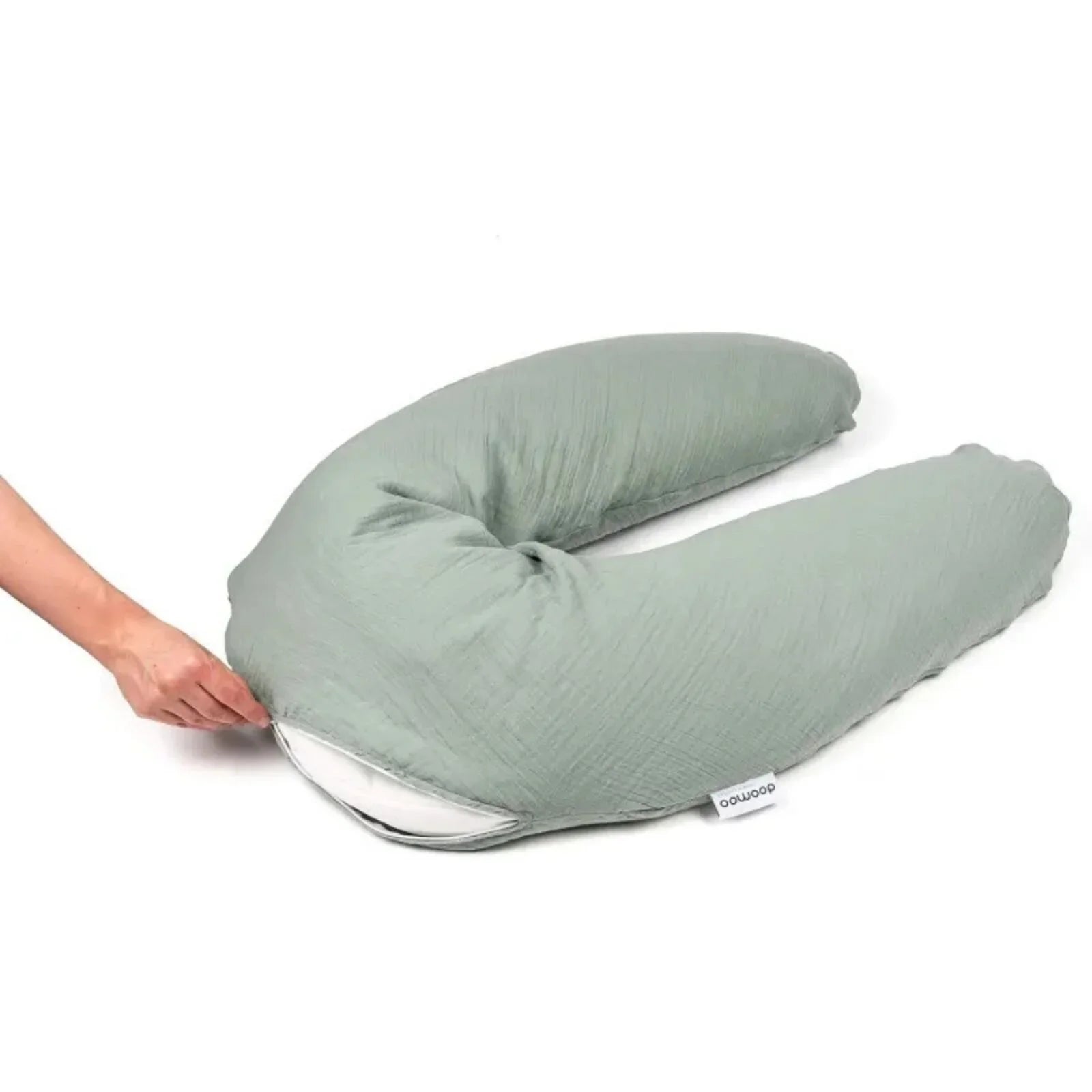 Doomoo Comfy Big Muslin Maternity Pillow - Green