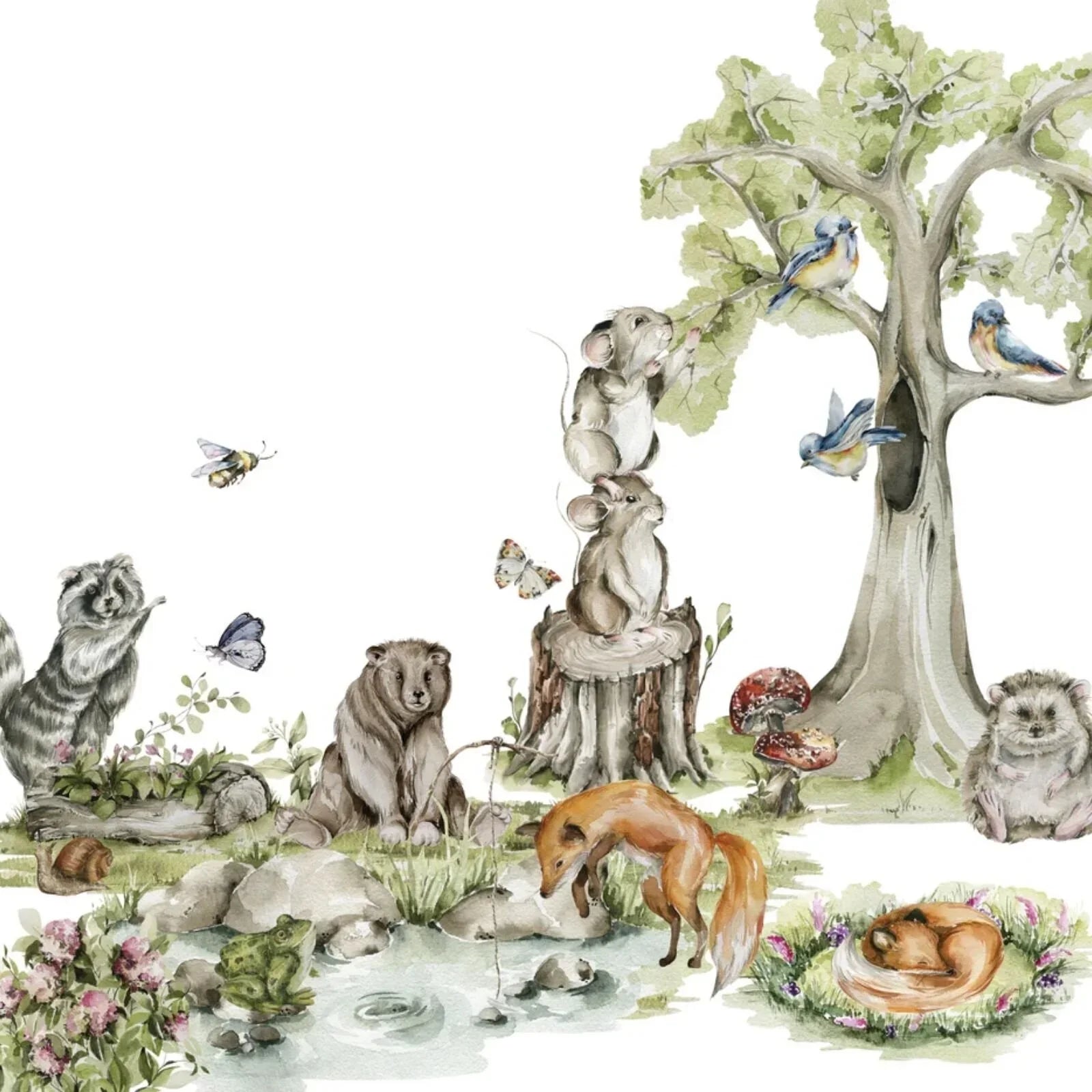Live Vida Enchanted Woodland Large Wall Stickers