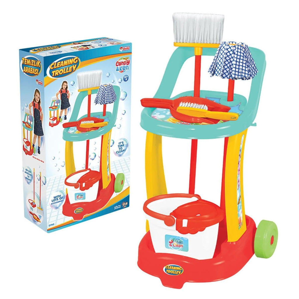Dede Cleaning Trolley 9 pcs