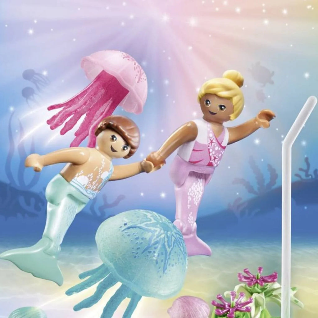 Playmobil Princess Magic 71504 Mermaid Children with Jellyfish