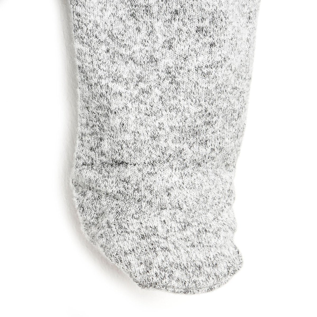 For My Baby Newborn Wild Footed Jumpsuit - Grey Melange