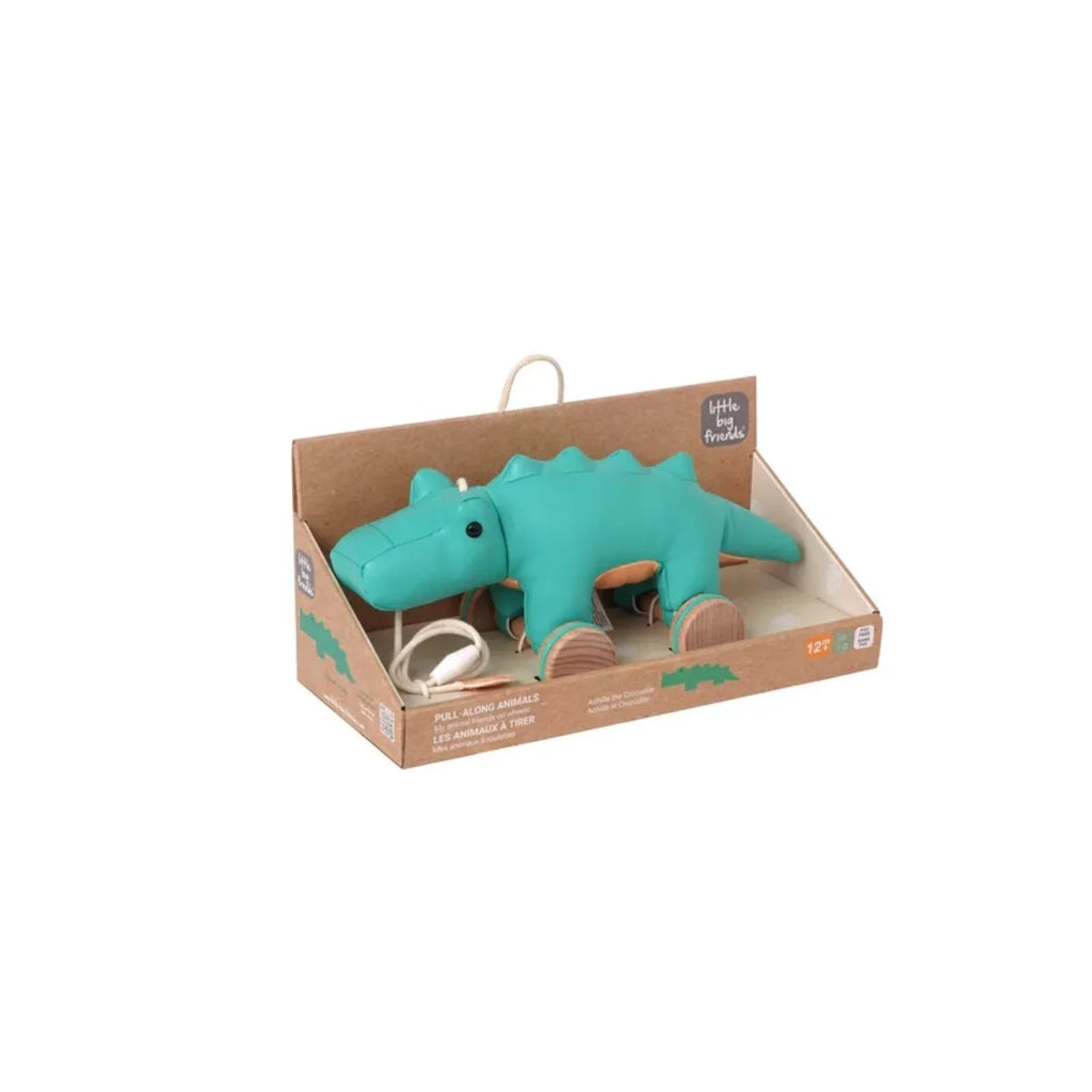 Little Big Friends Pull Along - Achille the Crocodile