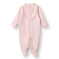 Bebetto Newborn Footed Jumpsuit - Pink