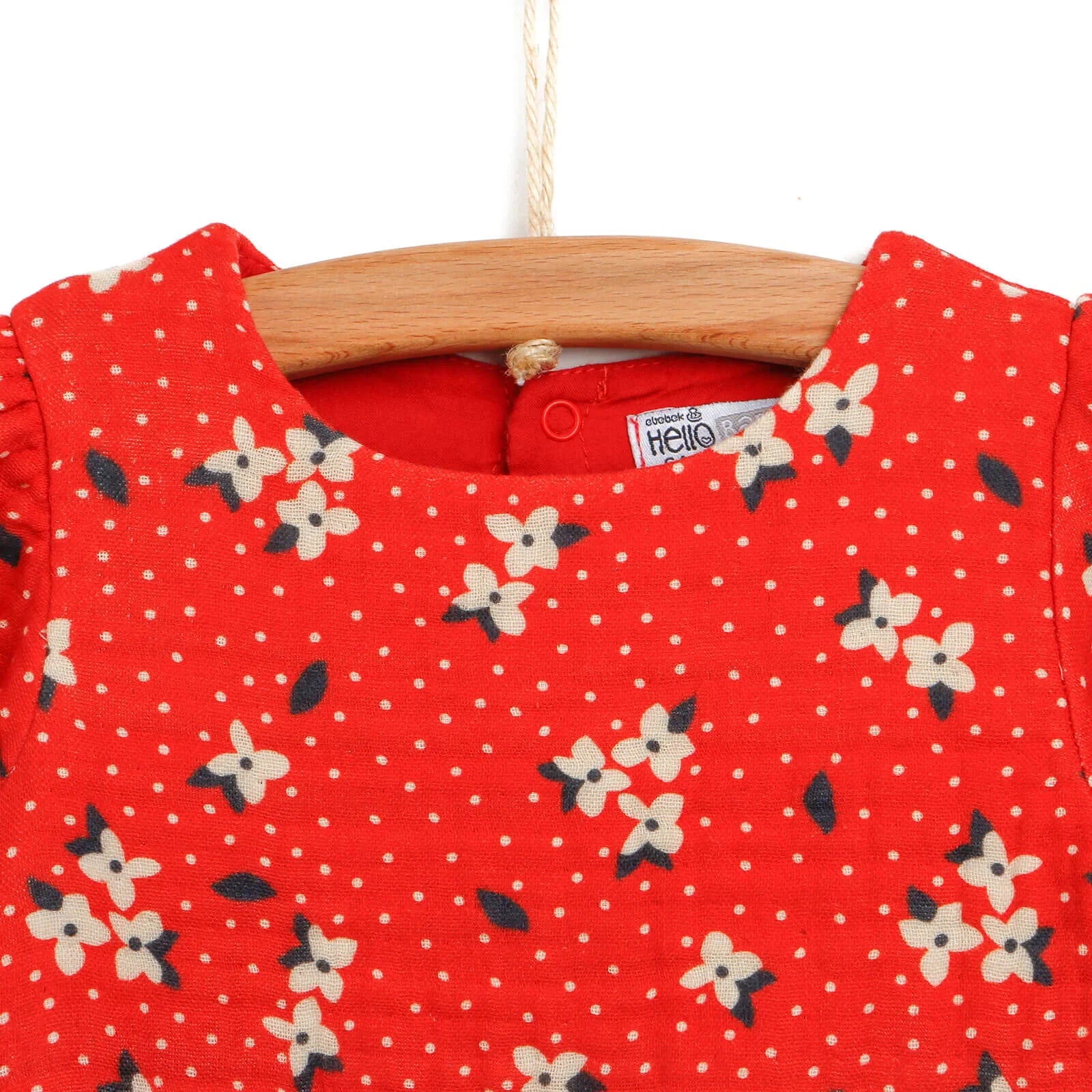 HelloBaby Basic Baby Girl Floral Muslin - Coral