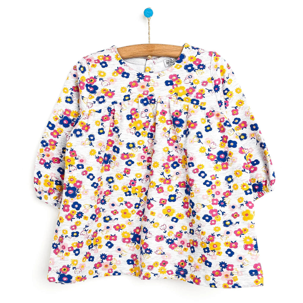 HelloBaby Basic Baby Girl Floral Dress - Multicolour