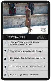 Cwis Top Trumps Game of Thrones | 500 Cwestiwn ar Draws Pob 8 Tymor