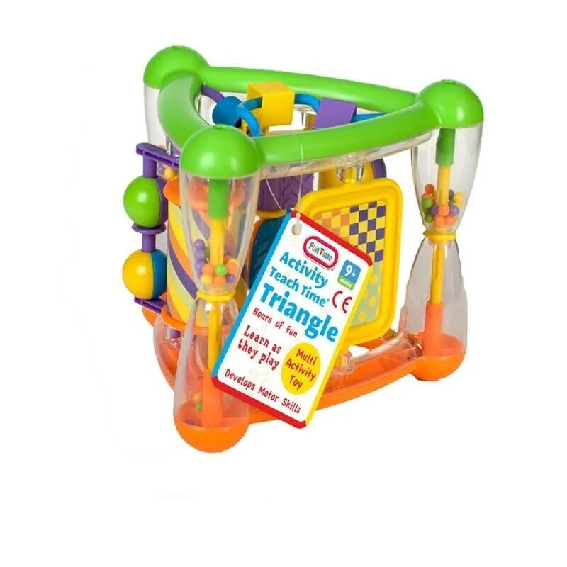 Teach Time Triangle Hangtag Hwyl Amser Plant Tegan Plant Bach 9 Mis+ Rhodd